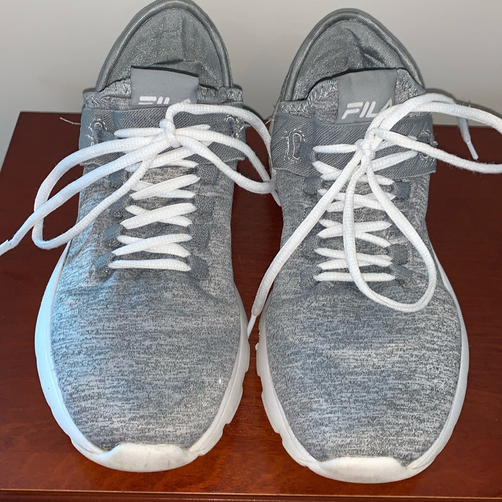 Fila Grey/White Sneakers - Sz 9.5